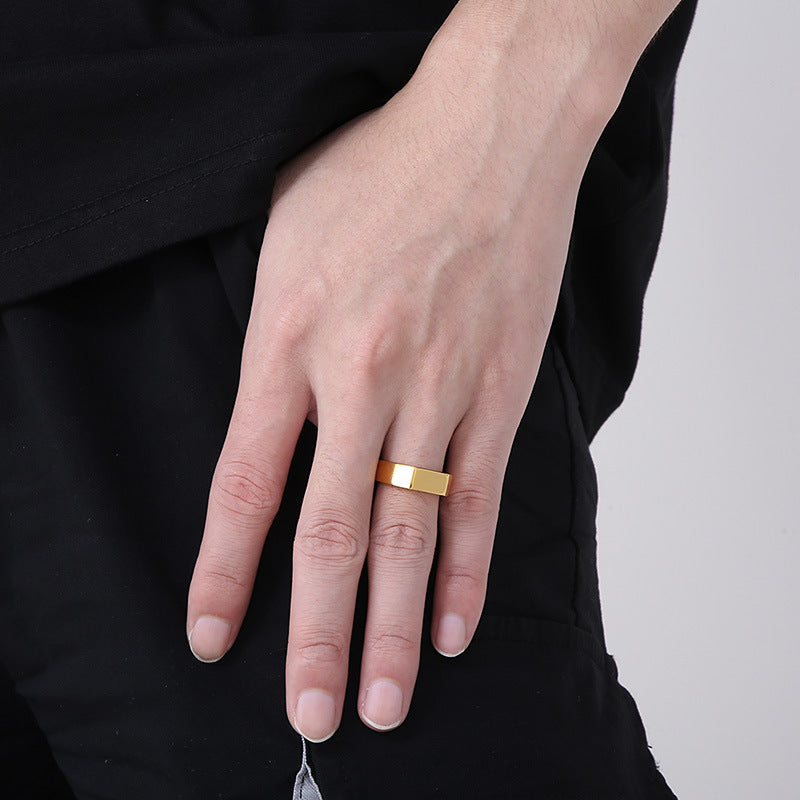 Herren Ring in Edelstahl