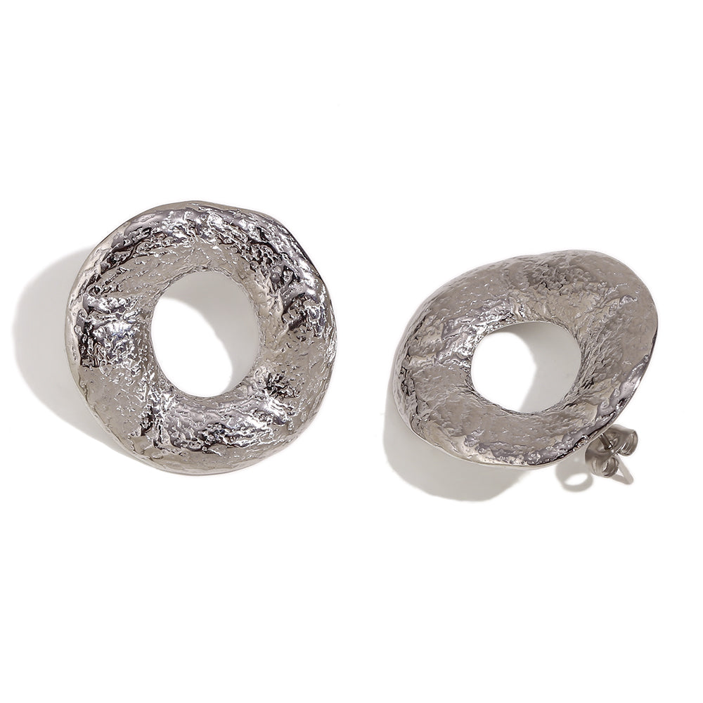 Ohrringe "Malea" Vintage in Edelstahl - 18k vergoldet