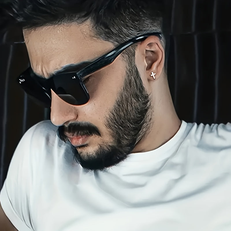 Kreuz Ohrringe 3er Pack in Edelstahl - 18k vergoldet