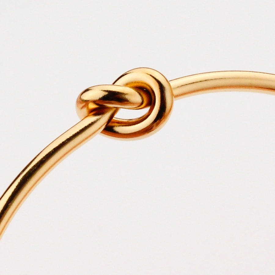 Bracelet "Knot" Bangle - 18k gold plated