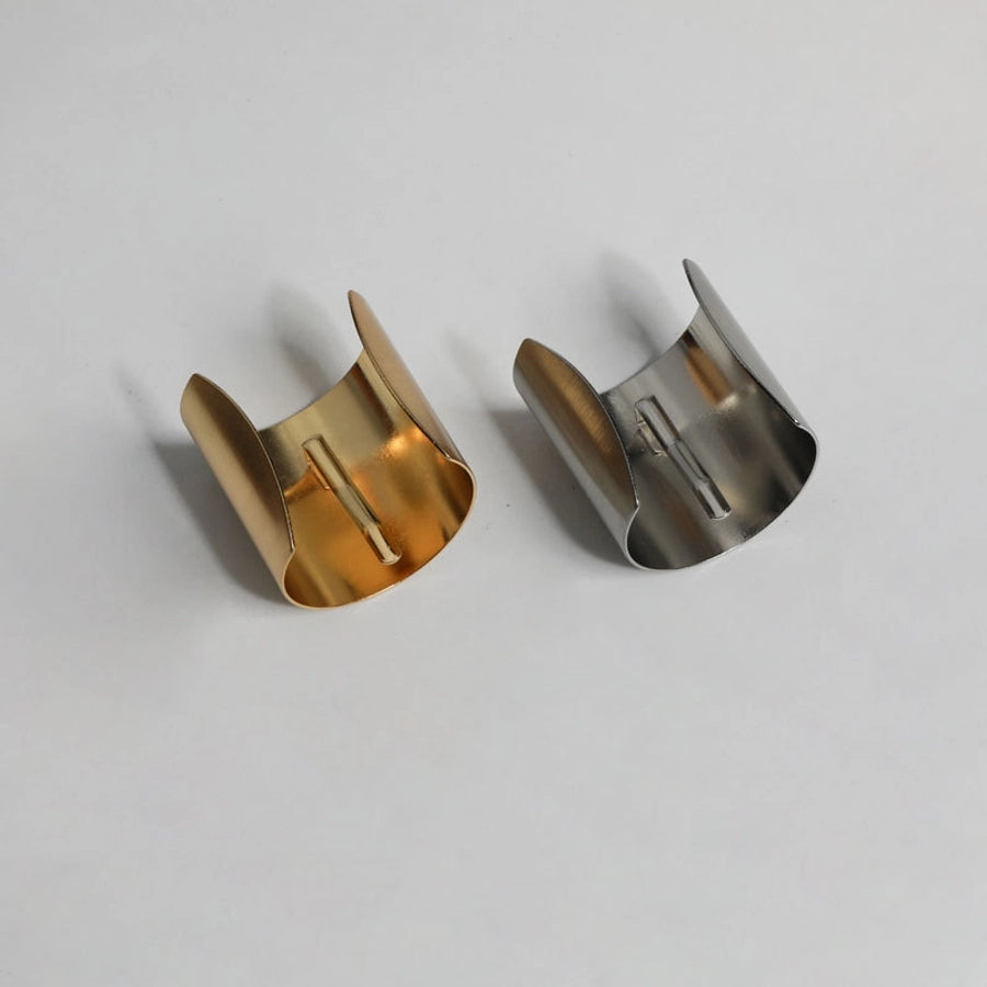 Zopf Haarklemme aus Metall in silber oder gold - Trend 2024