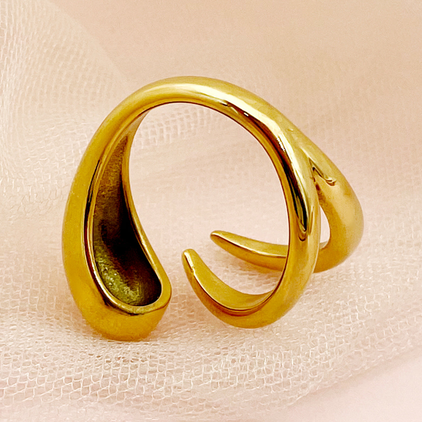 Ring "Rih" in stainless steel 