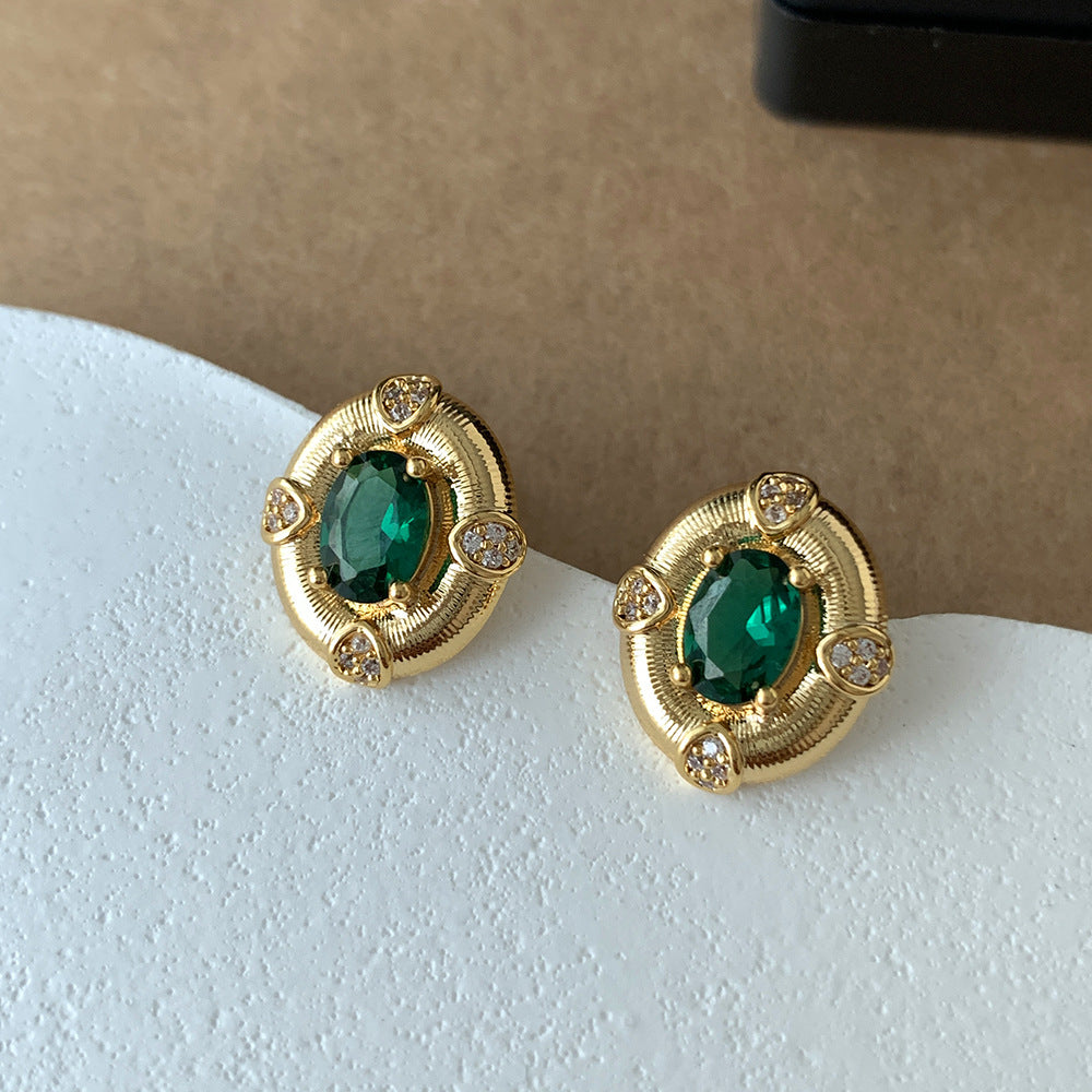 Ohrringe "Lea" im Vintage Stil - 18k vergoldet
